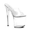 Pleaser - FLAMINGO801 Mules à talons - Chaussures de pole dance - Blanc Product image